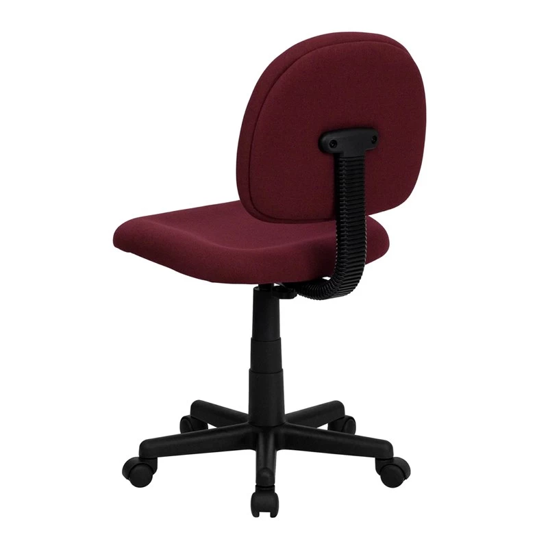 Mid-Back Burgundy Fabric Swivel Task Chair - By Flash Furniture - Madison Seating 6 Mid-Back Burgundy Fabric Swivel Task Chair - By Flash Furniture - Madison Seating - Image 4