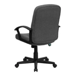 Mid-Back Gray Fabric Executive Swivel Chair With Nylon Arms - By Flash Furniture - Madison Seating -Executive Chairs Sales Mid Back Gray Fabric Executive Swivel Chair with Nylon Arms by Flash Furniture 4