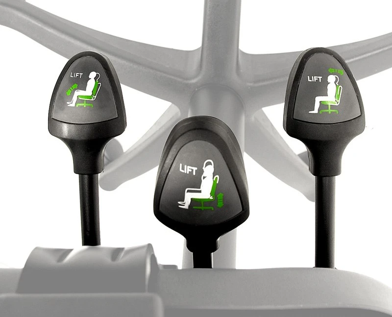 Mid-Back Gray Fabric Multifunction Executive Swivel Chair With Adjustable Arms - By Flash Furniture - Madison Seating 5 Mid-Back Gray Fabric Multifunction Executive Swivel Chair With Adjustable Arms - By Flash Furniture - Madison Seating - Image 3