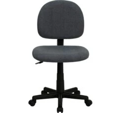 Mid-Back Gray Fabric Swivel Task Chair - By Flash Furniture - Madison Seating -Executive Chairs Sales Mid Back Gray Fabric Swivel Task Chair by Flash Furniture 5