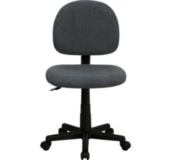 Mid-Back Gray Fabric Swivel Task Chair - By Flash Furniture - Madison Seating -Executive Chairs Sales Mid Back Gray Fabric Swivel Task Chair by Flash Furniture 6