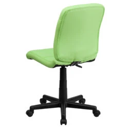 Mid-Back Green Quilted Vinyl Swivel Task Chair - By Flash Furniture - Madison Seating -Executive Chairs Sales Mid Back Green Quilted Vinyl Swivel Task Chair by Flash Furniture 2