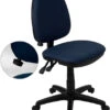 Mid-Back Navy Blue Fabric Multifunction Swivel Task Chair With Adjustable Lumbar Support - By Flash Furniture - Madison Seating -Executive Chairs Sales Mid Back Navy Blue Fabric Multifunction Swivel Task Chair with Adjustable Lumbar Support by Flash Furniture