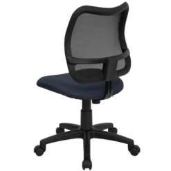 Mid-Back Navy Blue Mesh Swivel Task Chair - By Flash Furniture - Madison Seating -Executive Chairs Sales Mid Back Navy Blue Mesh Swivel Task Chair by Flash Furniture 4