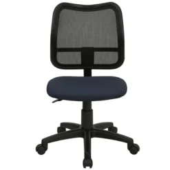 Mid-Back Navy Blue Mesh Swivel Task Chair - By Flash Furniture - Madison Seating -Executive Chairs Sales Mid Back Navy Blue Mesh Swivel Task Chair by Flash Furniture 5