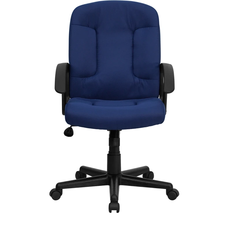 Mid-Back Navy Fabric Executive Swivel Chair With Nylon Arms - By Flash Furniture - Madison Seating 8 Mid-Back Navy Fabric Executive Swivel Chair With Nylon Arms - By Flash Furniture - Madison Seating - Image 6