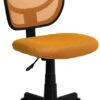 Mid-Back Orange Mesh Swivel Task Chair - By Flash Furniture - Madison Seating -Executive Chairs Sales Mid Back Orange Mesh Swivel Task Chair by Flash Furniture