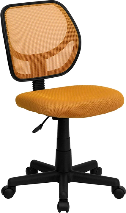 Mid-Back Orange Mesh Swivel Task Chair - By Flash Furniture - Madison Seating 3 Mid-Back Orange Mesh Swivel Task Chair - By Flash Furniture - Madison Seating