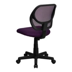 Mid-Back Purple Mesh Swivel Task Chair - By Flash Furniture - Madison Seating -Executive Chairs Sales Mid Back Purple Mesh Swivel Task Chair by Flash Furniture 2