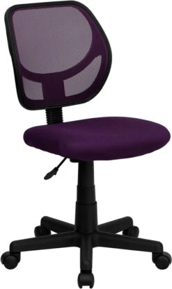 Mid-Back Purple Mesh Swivel Task Chair - By Flash Furniture - Madison Seating