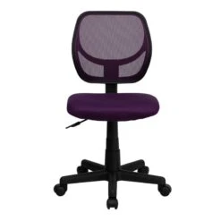Mid-Back Purple Mesh Swivel Task Chair - By Flash Furniture - Madison Seating -Executive Chairs Sales Mid Back Purple Mesh Swivel Task Chair by Flash Furniture 3