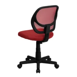 Mid-Back Red Mesh Swivel Task Chair - By Flash Furniture - Madison Seating -Executive Chairs Sales Mid Back Red Mesh Swivel Task Chair by Flash Furniture 4