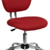 Mid-Back Red Mesh Swivel Task Chair With Chrome Base - By Flash Furniture - Madison Seating 1 Mid-Back Red Mesh Swivel Task Chair With Chrome Base - By Flash Furniture - Madison Seating -Executive Chairs Sales Mid Back Red Mesh Swivel Task Chair with Chrome Base by Flash Furniture