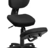 Mobile Ergonomic Kneeling Posture Task Chair With Back In Black Fabric - By Flash Furniture - Madison Seating -Executive Chairs Sales Mobile Ergonomic Kneeling Posture Task Chair with Back in Black Fabric by Flash Furniture