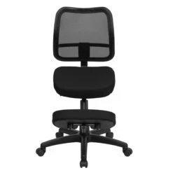 Mobile Ergonomic Kneeling Swivel Task Chair With Black Mesh Back - By Flash Furniture - Madison Seating -Executive Chairs Sales Mobile Ergonomic Kneeling Swivel Task Chair with Black Mesh Back by Flash Furniture 6