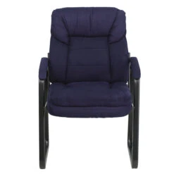 Navy Microfiber Executive Side Reception Chair With Sled Base - By Flash Furniture - Madison Seating 9 Navy Microfiber Executive Side Reception Chair With Sled Base - By Flash Furniture - Madison Seating -Executive Chairs Sales Navy Microfiber Executive Side Reception Chair with Sled Base by Flash Furniture 3