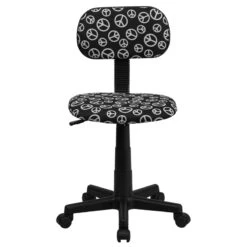 Peace Sign Printed Swivel Task Chair - By Flash Furniture - Madison Seating 9 Peace Sign Printed Swivel Task Chair - By Flash Furniture - Madison Seating -Executive Chairs Sales Peace Sign Printed Swivel Task Chair by Flash Furniture 3