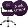 Personalized Mid-Back Purple Mesh Swivel Task Chair With Chrome Base And Arms - By Flash Furniture - Madison Seating 1 Personalized Mid-Back Purple Mesh Swivel Task Chair With Chrome Base And Arms - By Flash Furniture - Madison Seating -Executive Chairs Sales Personalized Mid Back Purple Mesh Swivel Task Chair with Chrome Base and Arms by Flash Furniture