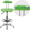 Personalized Vibrant Spicy Lime And Chrome Drafting Stool With Tractor Seat - By Flash Furniture - Madison Seating 1 Personalized Vibrant Spicy Lime And Chrome Drafting Stool With Tractor Seat - By Flash Furniture - Madison Seating -Executive Chairs Sales Personalized Vibrant Spicy Lime and Chrome Drafting Stool with Tractor Seat by Flash Furniture 1