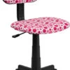 Pink Dot Printed Swivel Task Chair - By Flash Furniture - Madison Seating -Executive Chairs Sales Pink Dot Printed Swivel Task Chair by Flash Furniture