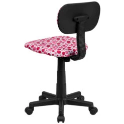 Pink Dot Printed Swivel Task Chair - By Flash Furniture - Madison Seating -Executive Chairs Sales Pink Dot Printed Swivel Task Chair by Flash Furniture 2