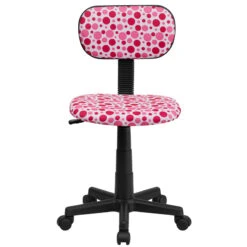 Pink Dot Printed Swivel Task Chair - By Flash Furniture - Madison Seating -Executive Chairs Sales Pink Dot Printed Swivel Task Chair by Flash Furniture 3