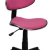 Pink Fabric Ergonomic Swivel Task Chair - By Flash Furniture - Madison Seating -Executive Chairs Sales Pink Fabric Ergonomic Swivel Task Chair by Flash Furniture