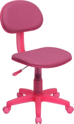 Pink Fabric Swivel Task Chair - By Flash Furniture - Madison Seating