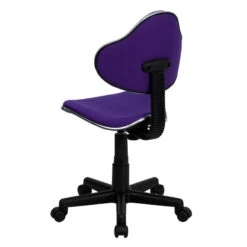 Purple Fabric Ergonomic Swivel Task Chair - By Flash Furniture - Madison Seating -Executive Chairs Sales Purple Fabric Ergonomic Swivel Task Chair by Flash Furniture 4