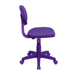 Purple Fabric Swivel Task Chair - By Flash Furniture - Madison Seating -Executive Chairs Sales Purple Fabric Swivel Task Chair by Flash Furniture 2