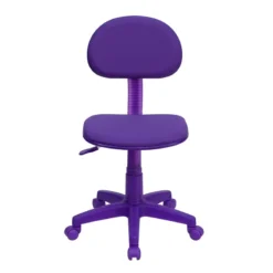 Purple Fabric Swivel Task Chair - By Flash Furniture - Madison Seating -Executive Chairs Sales Purple Fabric Swivel Task Chair by Flash Furniture 4