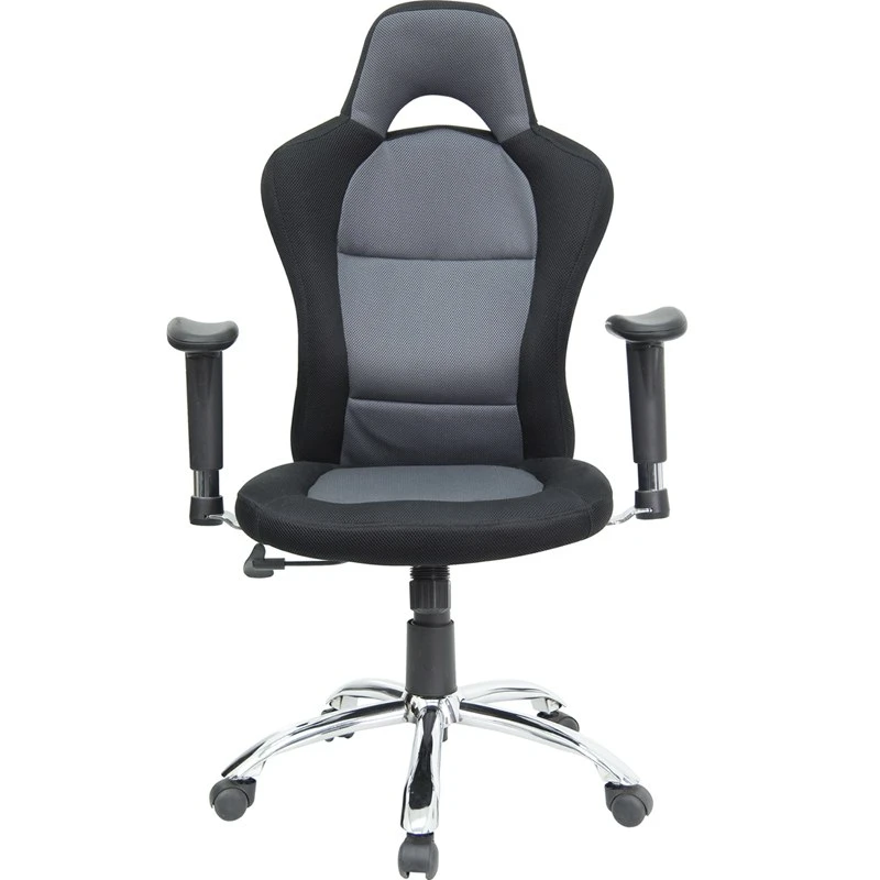 Race Car Inspired Gray And Black Mesh Swivel Task Chair With Bucket Seat And Adjustable Arms - By Flash Furniture - Madison Seating 8 Race Car Inspired Gray And Black Mesh Swivel Task Chair With Bucket Seat And Adjustable Arms - By Flash Furniture - Madison Seating - Image 6