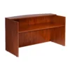 Reception Desk With Cherry Finish By Boss Office Products - Madison Seating -Executive Chairs Sales Reception Desk with Cherry Finish by Boss Office Products 1