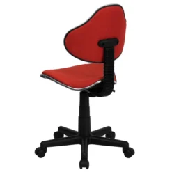 Red Fabric Ergonomic Swivel Task Chair - By Flash Furniture - Madison Seating -Executive Chairs Sales Red Fabric Ergonomic Swivel Task Chair by Flash Furniture 3