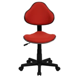 Red Fabric Ergonomic Swivel Task Chair - By Flash Furniture - Madison Seating -Executive Chairs Sales Red Fabric Ergonomic Swivel Task Chair by Flash Furniture 6