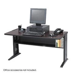 Safco 48"W Reversible Top Computer Desk - Madison Seating