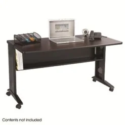 Safco 54"W Reversible Top Mobile Computer Desk - Madison Seating
