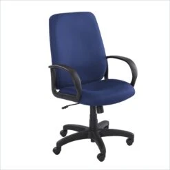 Safco Poise Blue Executive High-Back Office Chair - Madison Seating