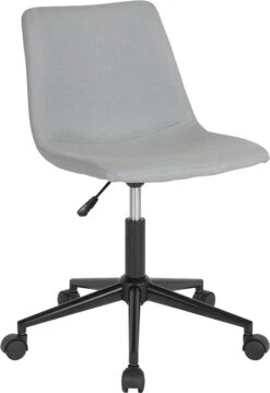 Siena Home And Office Task Chair In Light Gray Fabric By Flash Furniture - Madison Seating