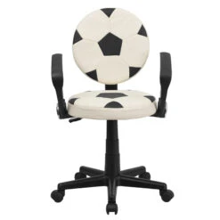 Soccer Swivel Task Chair With Arms - By Flash Furniture - Madison Seating -Executive Chairs Sales Soccer Swivel Task Chair with Arms by Flash Furniture 3