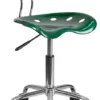 Vibrant Green And Chrome Swivel Task Chair With Tractor Seat - By Flash Furniture - Madison Seating -Executive Chairs Sales Vibrant Green and Chrome Swivel Task Chair with Tractor Seat by Flash Furniture