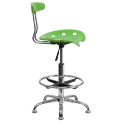 Vibrant Spicy Lime And Chrome Drafting Stool With Tractor Seat - By Flash Furniture - Madison Seating 10 Vibrant Spicy Lime And Chrome Drafting Stool With Tractor Seat - By Flash Furniture - Madison Seating -Executive Chairs Sales Vibrant Spicy Lime and Chrome Drafting Stool with Tractor Seat by Flash Furniture 1