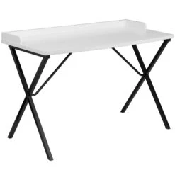 White Computer Desk - By Flash Furniture - Madison Seating