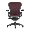 Aeron Chair By Herman Miller - Highly Adjustable Posture Fit - Garnet - Madison Seating -Executive Chairs Sales aeron chair by herman miller garnet posture fit1